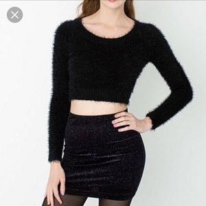 American Apparel fuzzy sweater